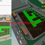 总部大楼基坑围护模拟演示