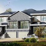 二层，三层的别墅施工图纸