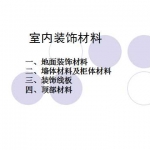 室内装饰材料