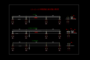 75篇市政桥梁施工方案图库通用CAD大样