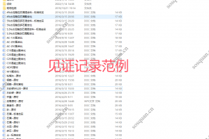 某市政工程原材送检及现场检测见证记录填写范例