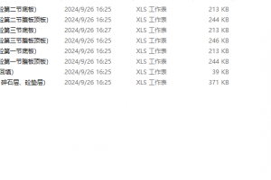 市政箱涵资料填写范例