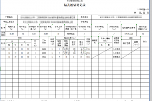 市政地质灾害和危险边坡治理工程微型桩报验资料