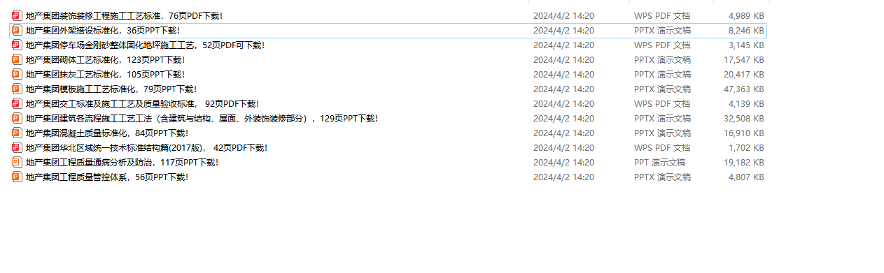 地产集团标准化施工工艺12篇