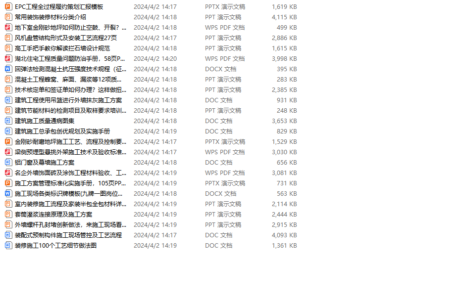 28篇施工工艺、施工技术，质量管理