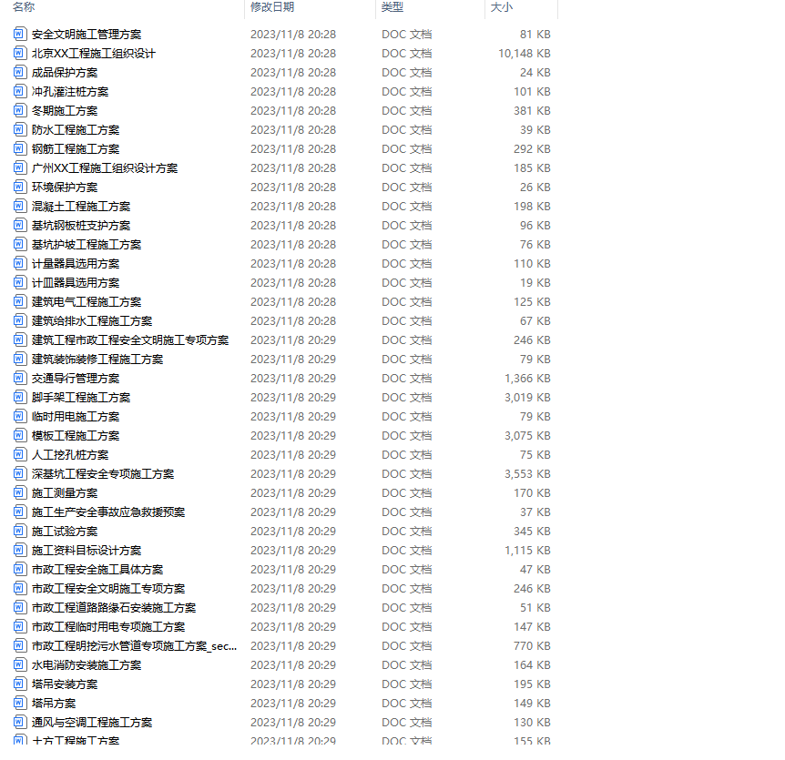 48套安全专项方案