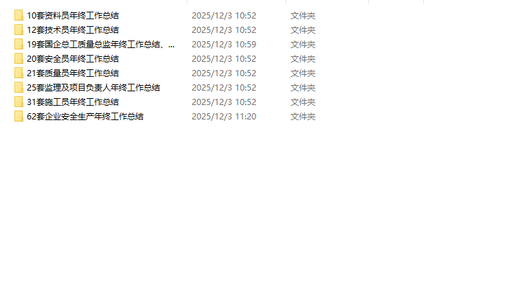 200套工程人年终工作总结