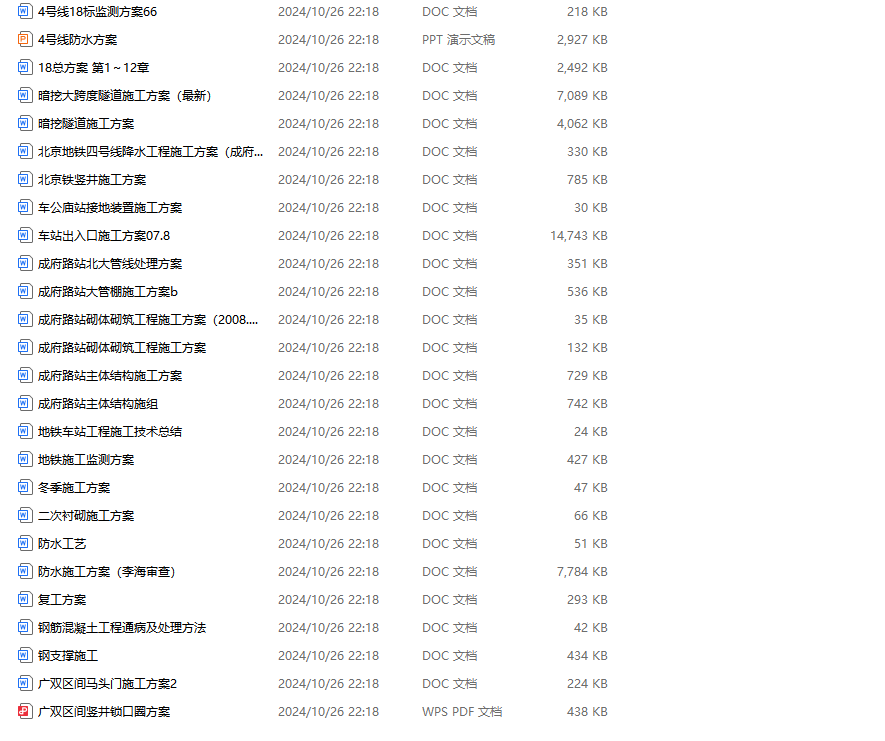 地铁施工方案全套